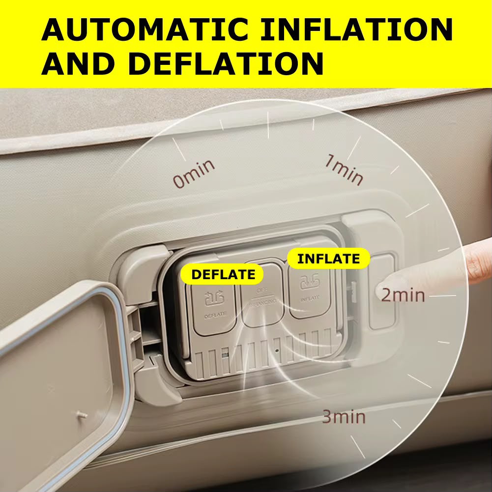 Matelas gonflable 2 places avec pompe électrique intégré