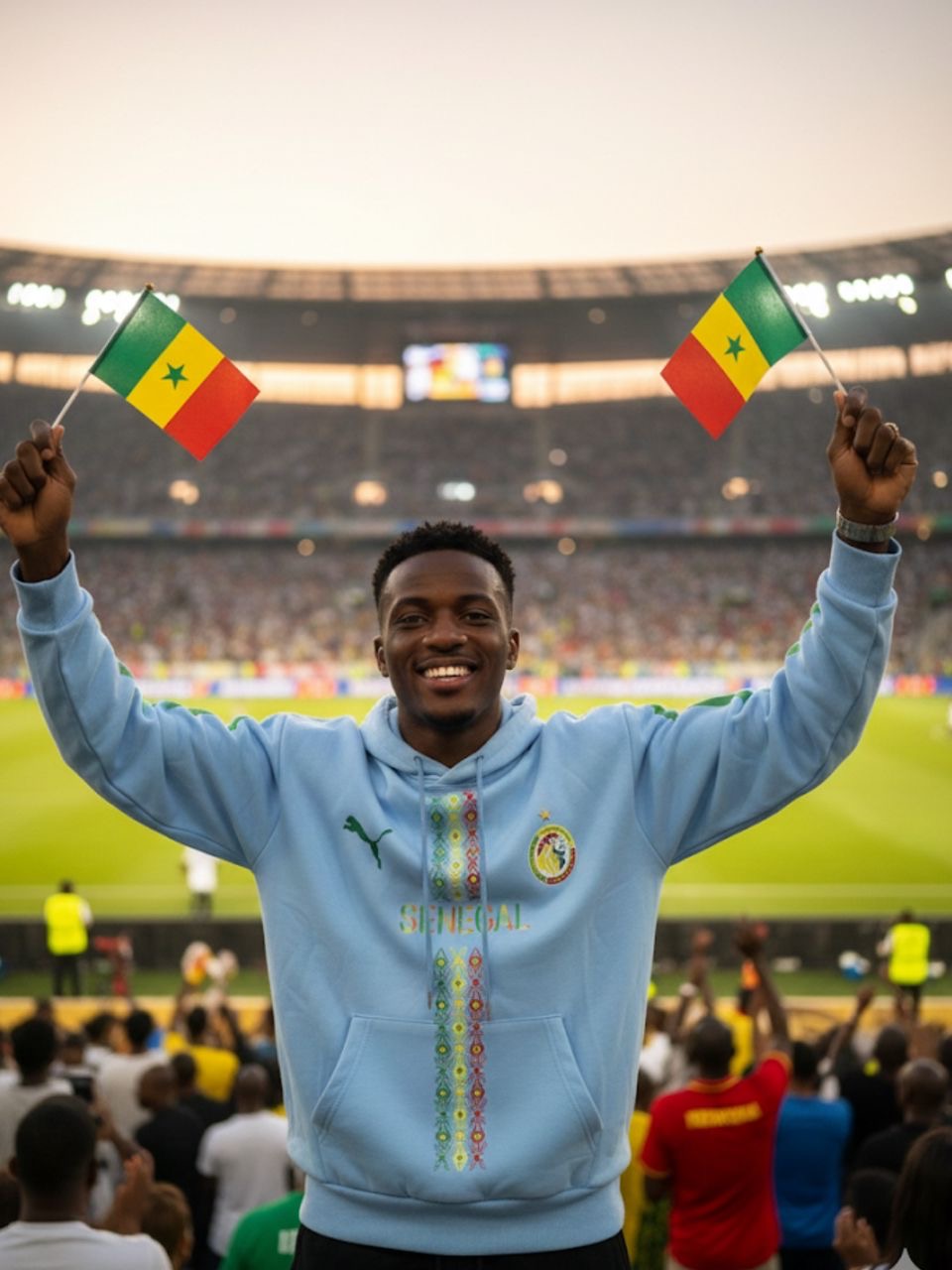 Pull à capuchon tendance au Sénégal