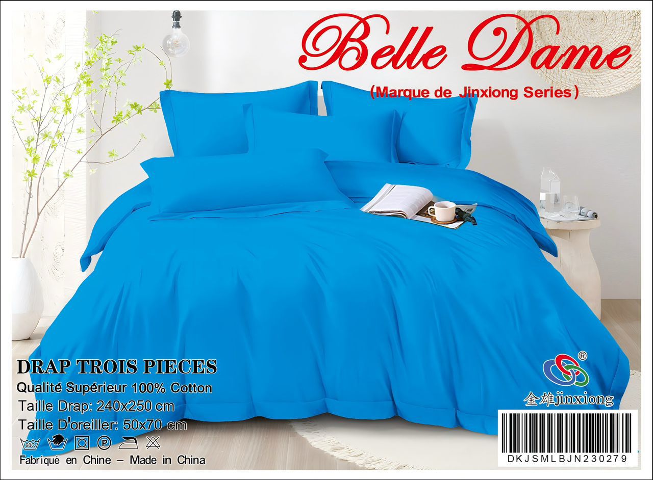 DRAPS DE LITS EN COTON