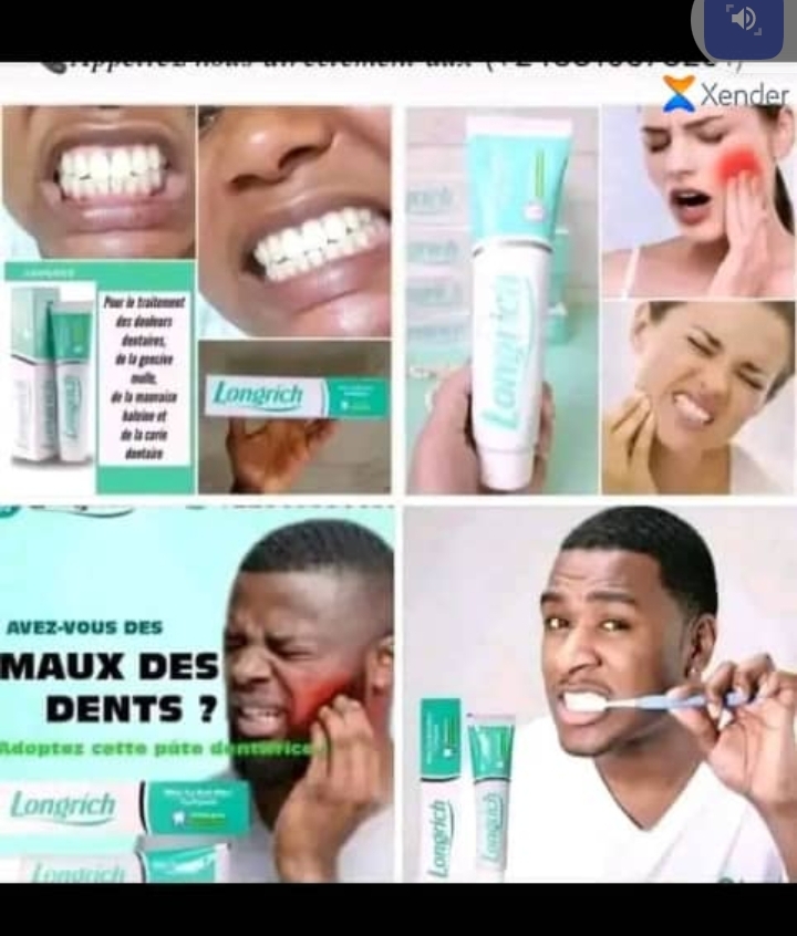 Pâte dentifrice Longrich