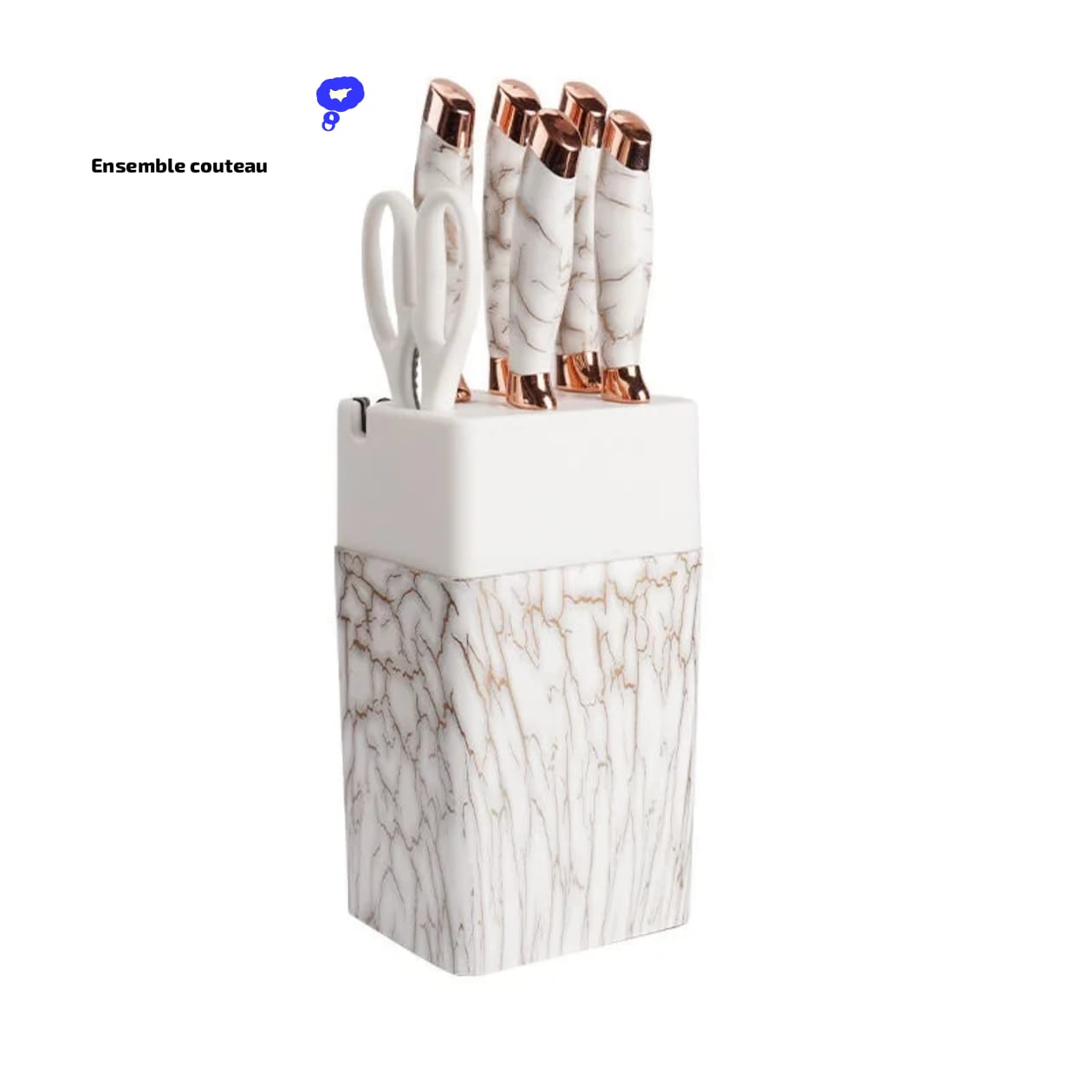 ENSEMBLE COUTEAU 8PCS