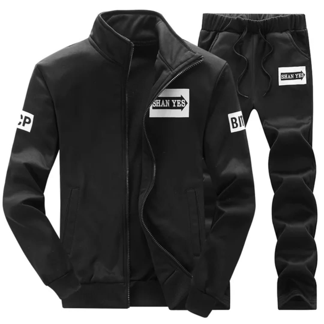 Ensemble Survêtement Homme – Veste Zippée + Pantalon, Plusieurs Couleurs