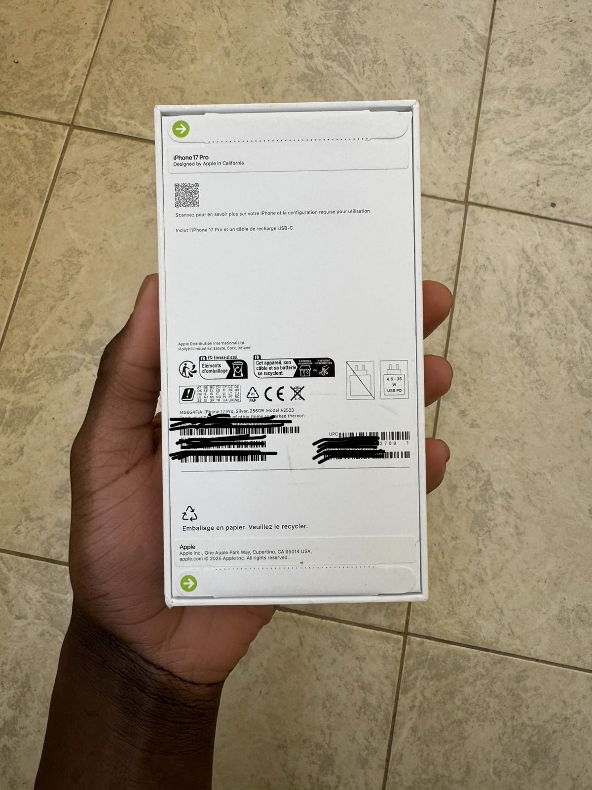 iPhone 17 Pro 256 Go SIM à vendre à Dakar