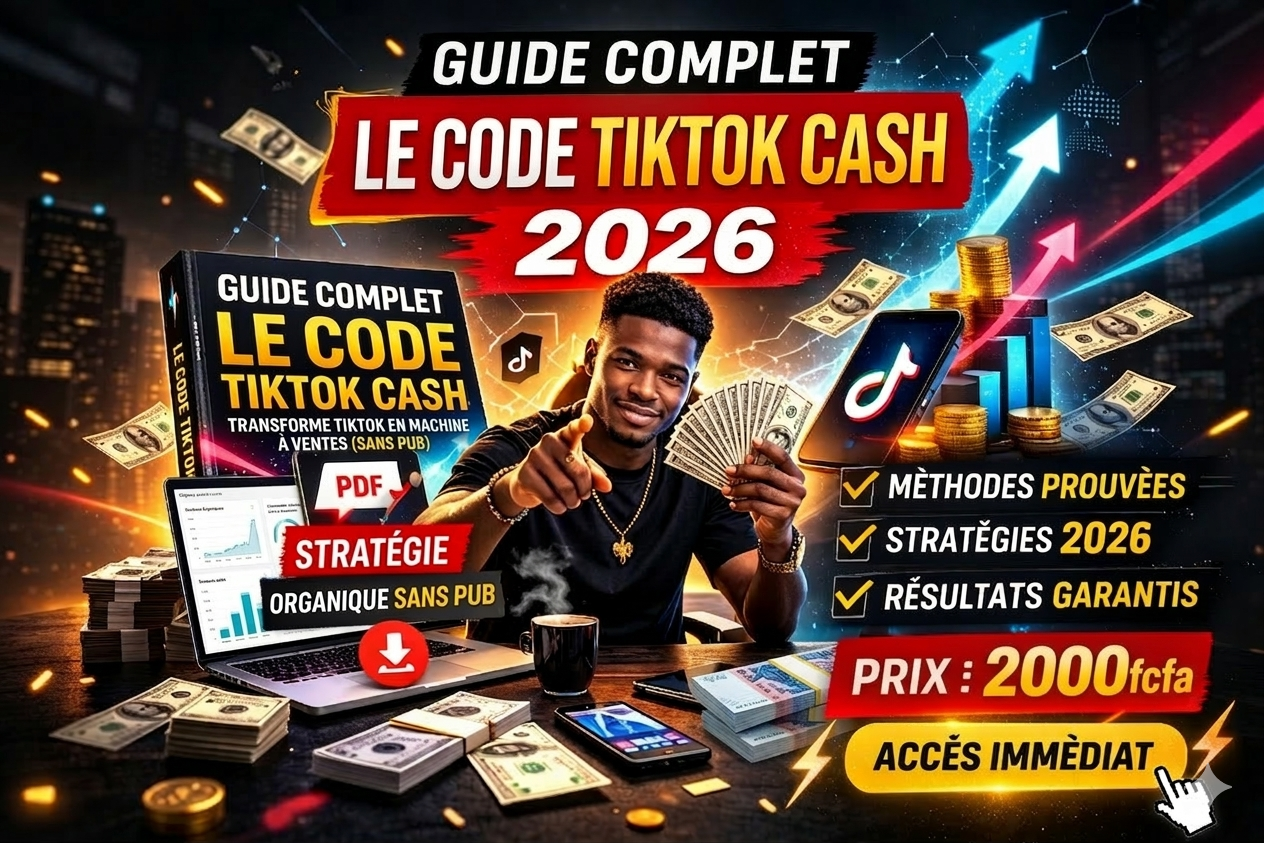 TikTok Cash :transforme TikTok en machine à générer des ventes même sans publicité