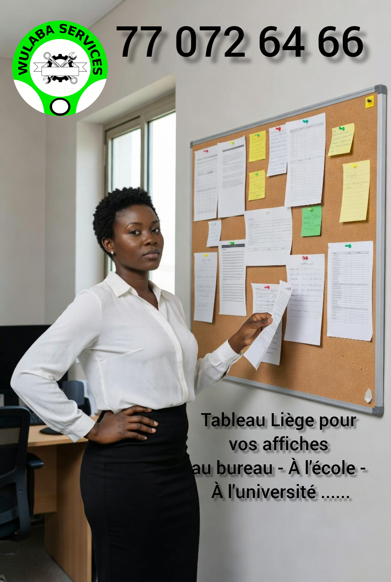 TABLEAU EN LIEGE POUR AFFICHAGE