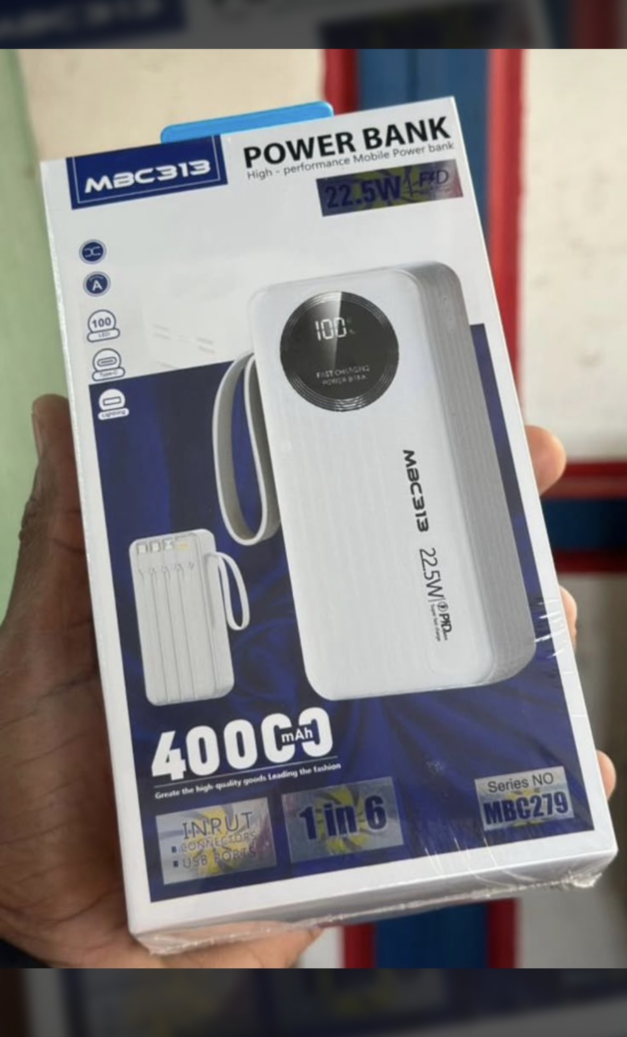 Power Bank 22,5W 6000mAh
