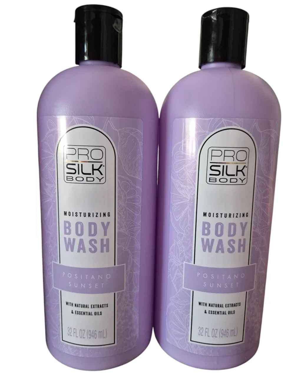 Gel douche hydratant Pro Silk pour les peaux sèches ou sensibles qui désirent à la fois hydratation et propreté.