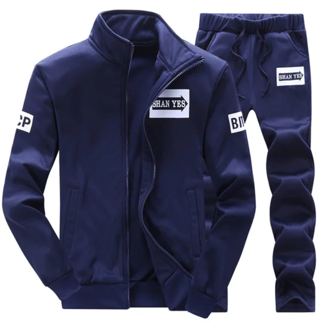 Ensemble Survêtement Homme – Veste Zippée + Pantalon, Plusieurs Couleurs
