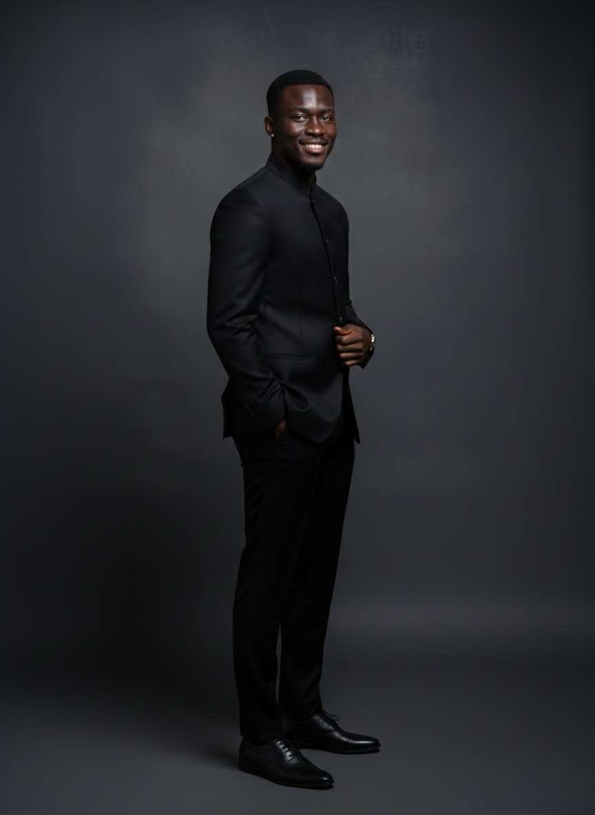 Ensemble costume homme élégant noir