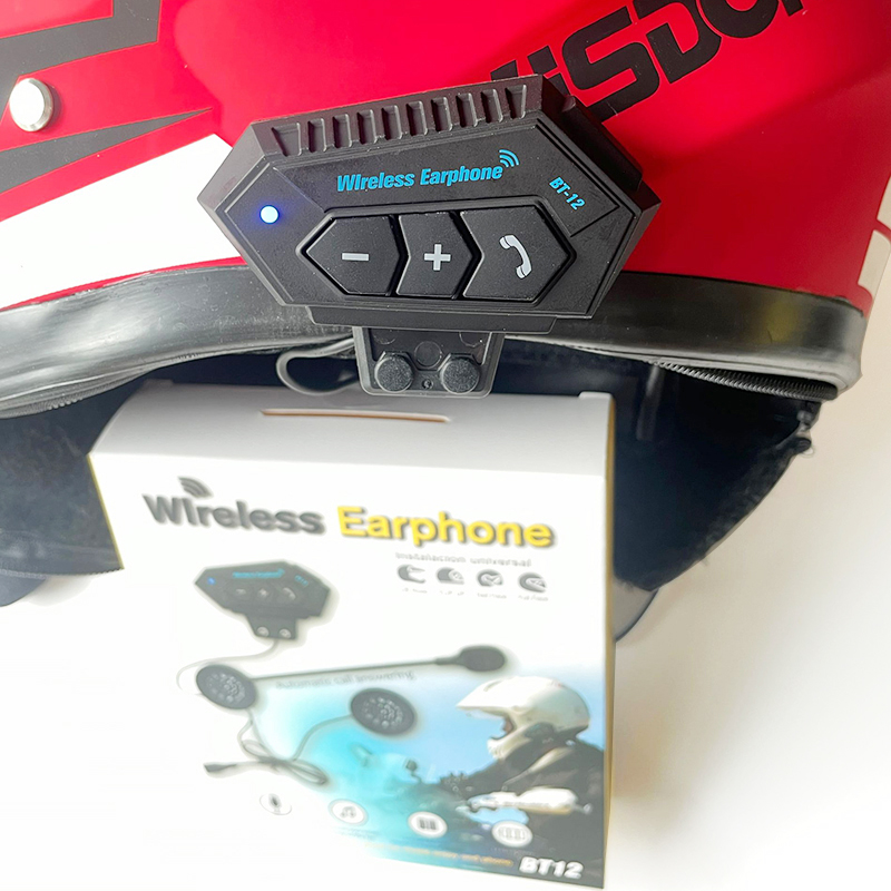 Écouteurs Bluetooth pour Casque Moto BT12