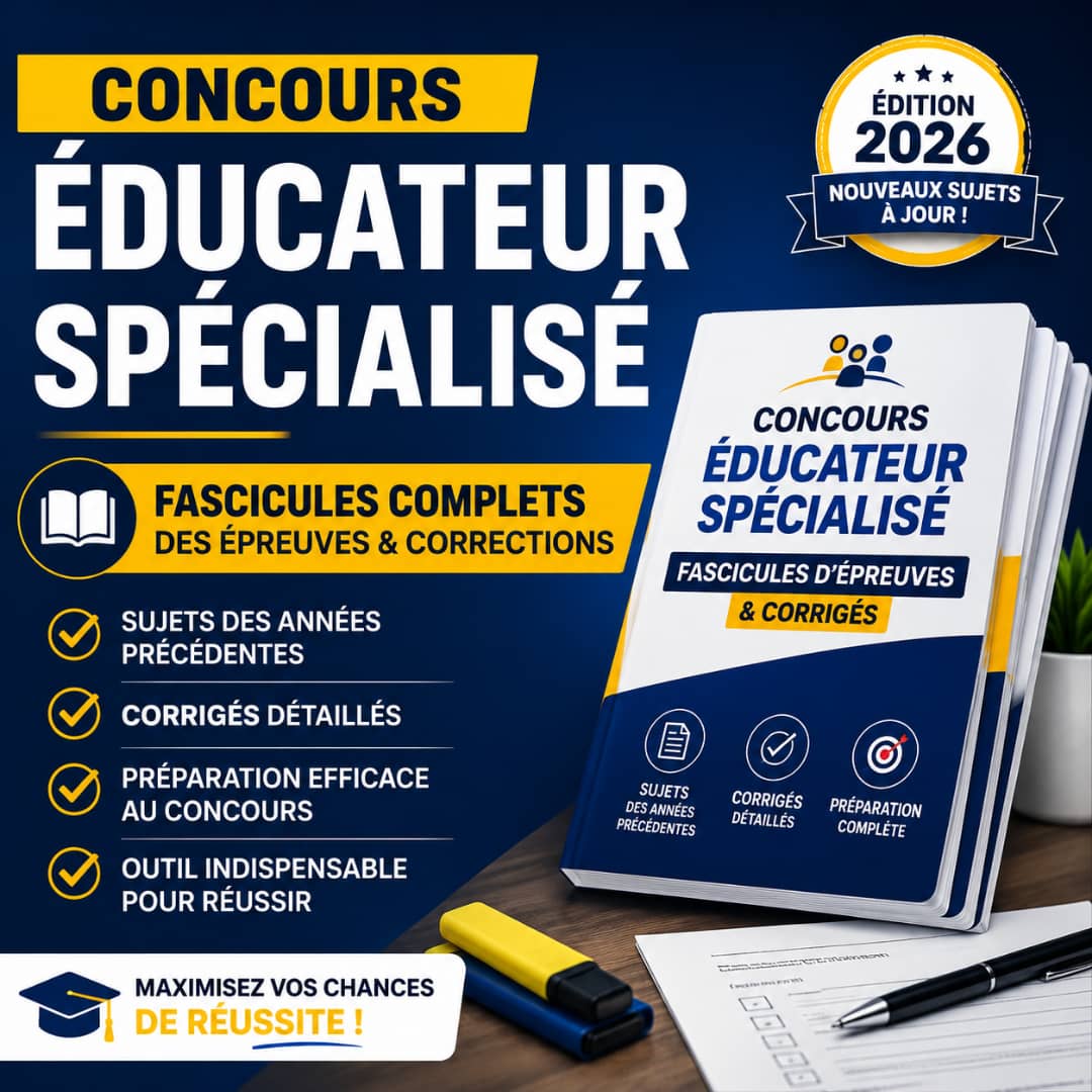 Fascicule du concours éducateur spécialisé