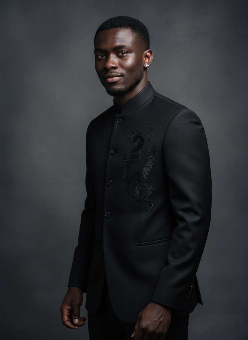 Ensemble costume homme élégant noir