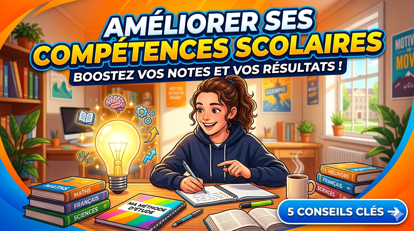 AMÉLIOREZ VOTRE EXPÉRIENCE SCOLAIRES