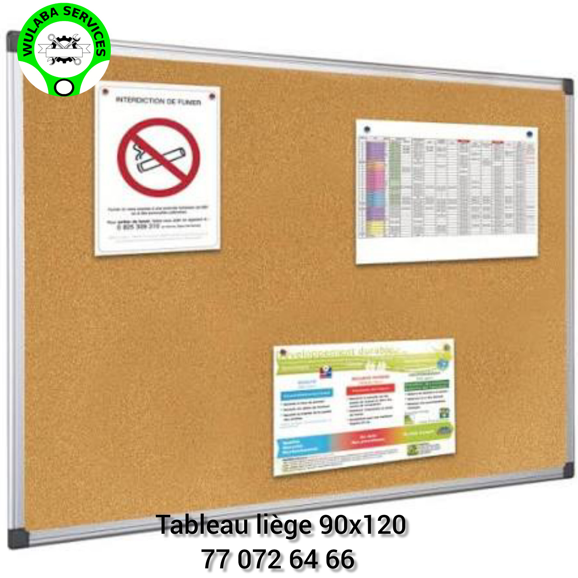 TABLEAU EN LIEGE 90cmx120cm