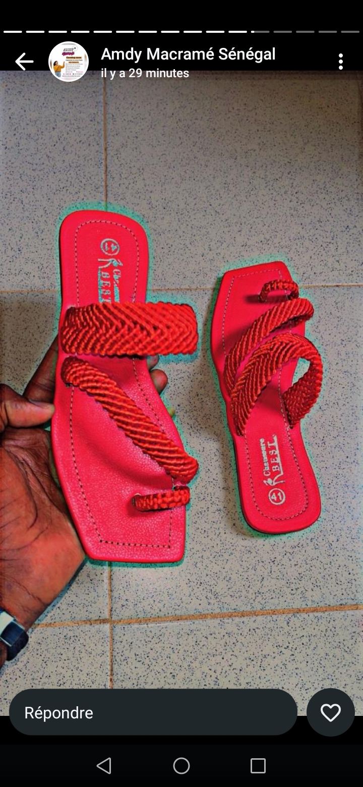 Chaussures artisanales africaines pour homme et femme