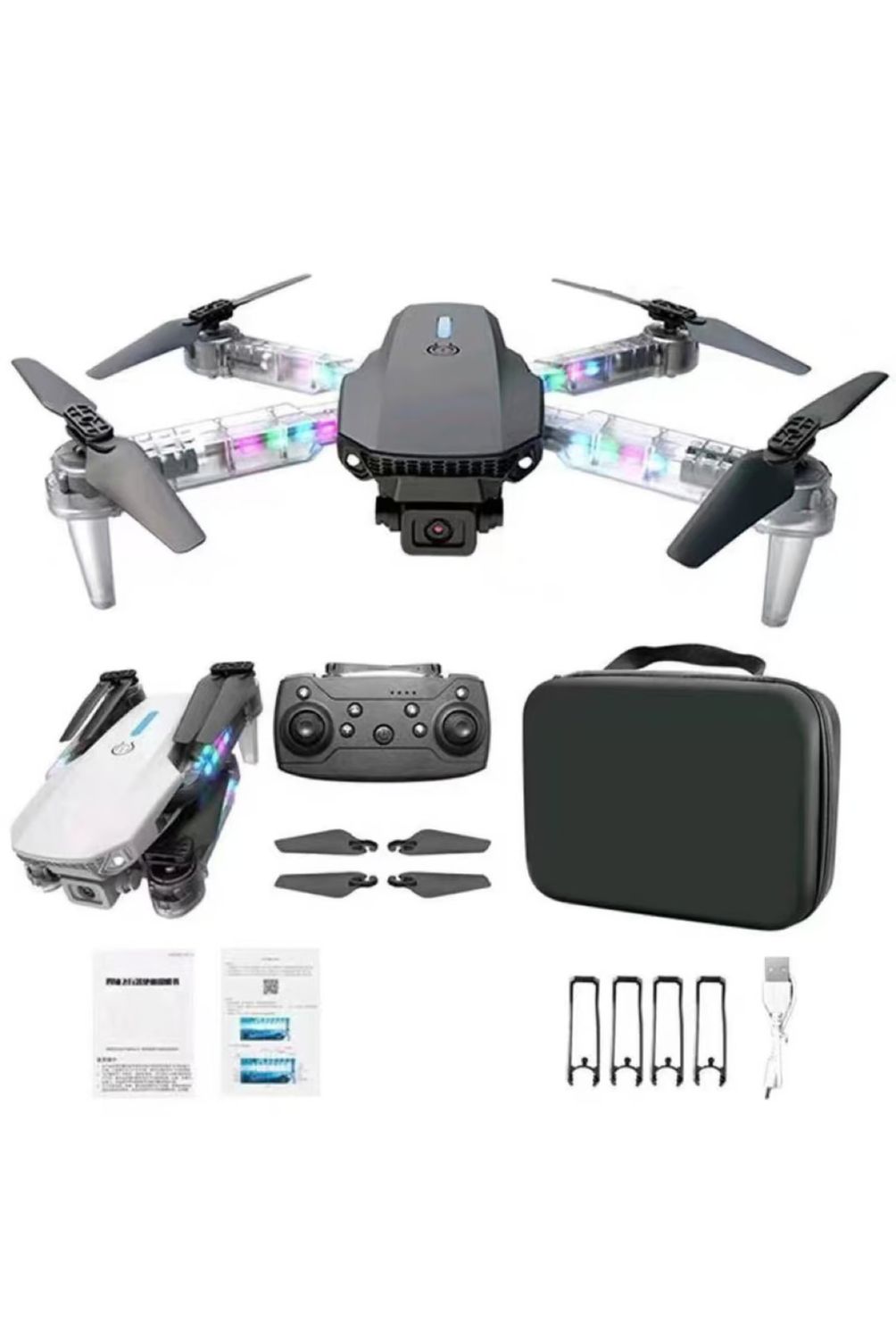 Drone E88D HD Pliable – Technologie & Performance à Petit Prix !