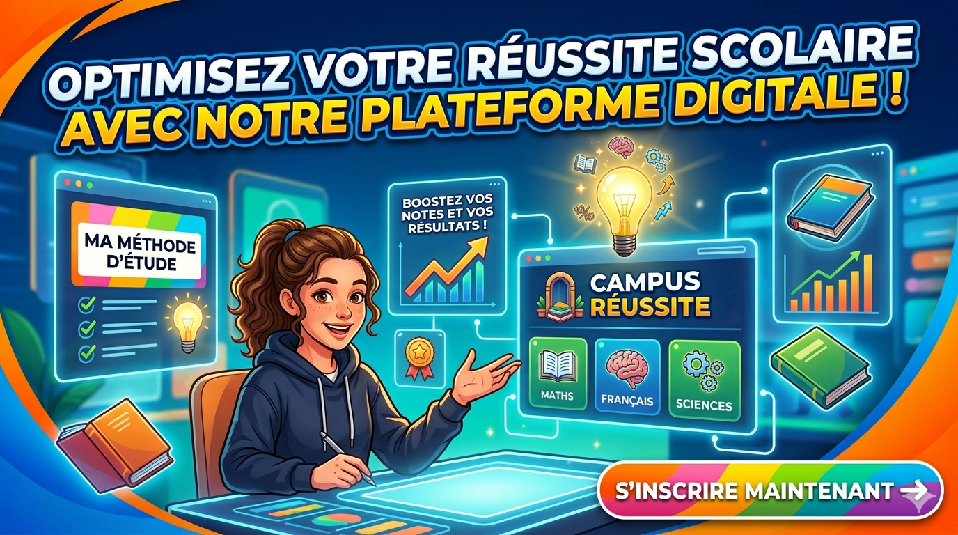 AMÉLIOREZ VOTRE EXPÉRIENCE SCOLAIRES
