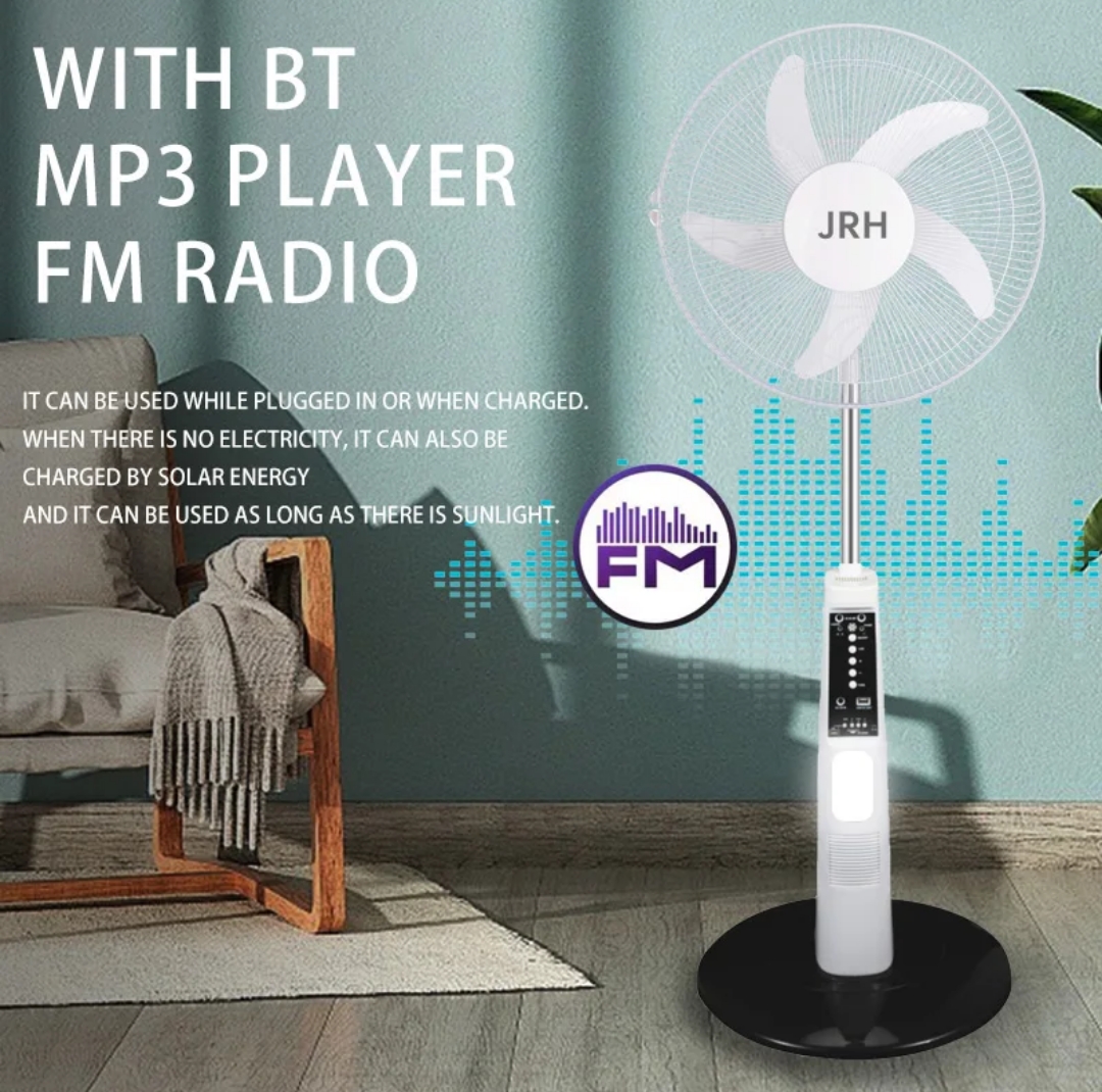 Ventilateur rechargeable solaire