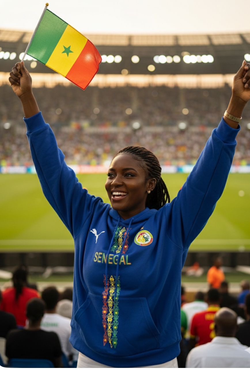 Pull à capuchon tendance au Sénégal