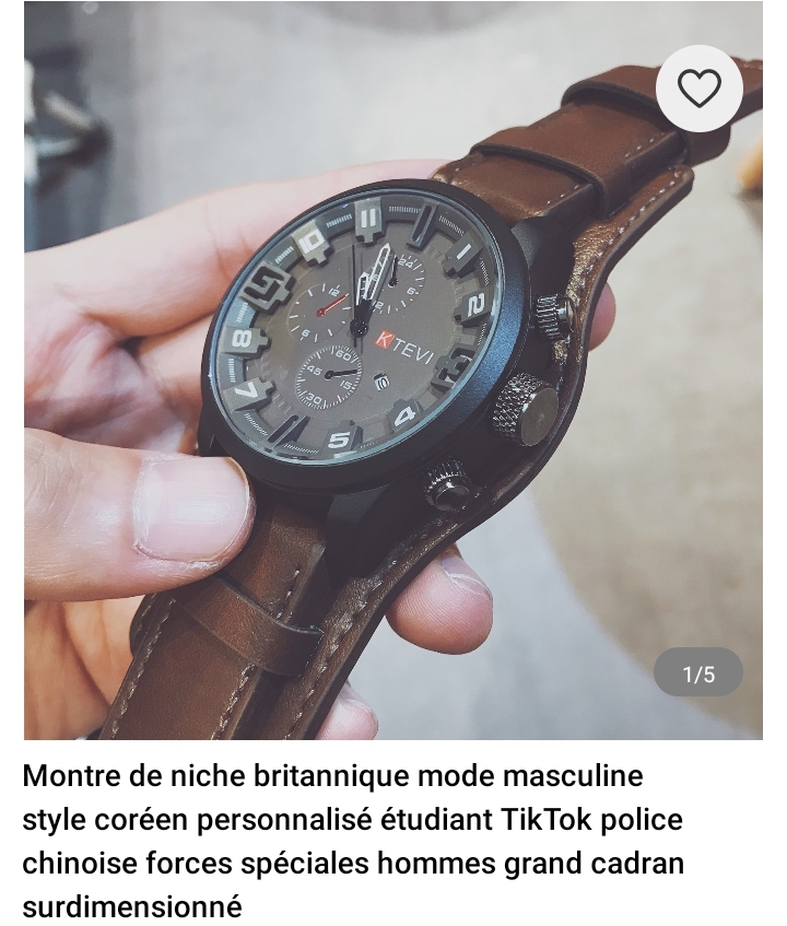 Montre Élégante Ktevi &. Curen
