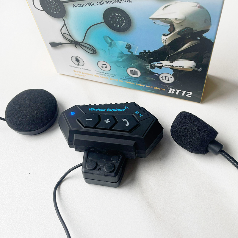 Écouteurs Bluetooth pour Casque Moto BT12