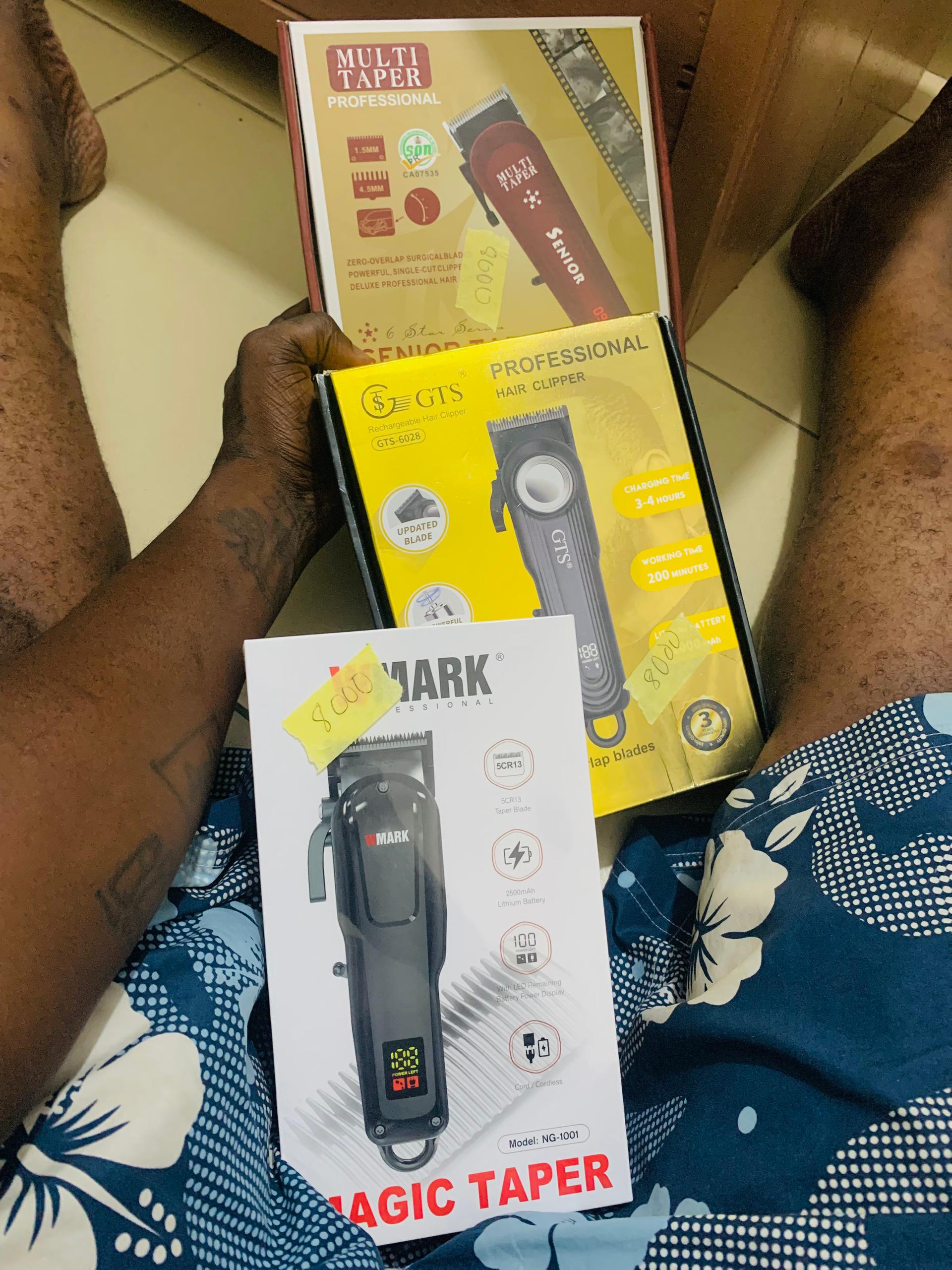 Tondeuse changeable et à courant