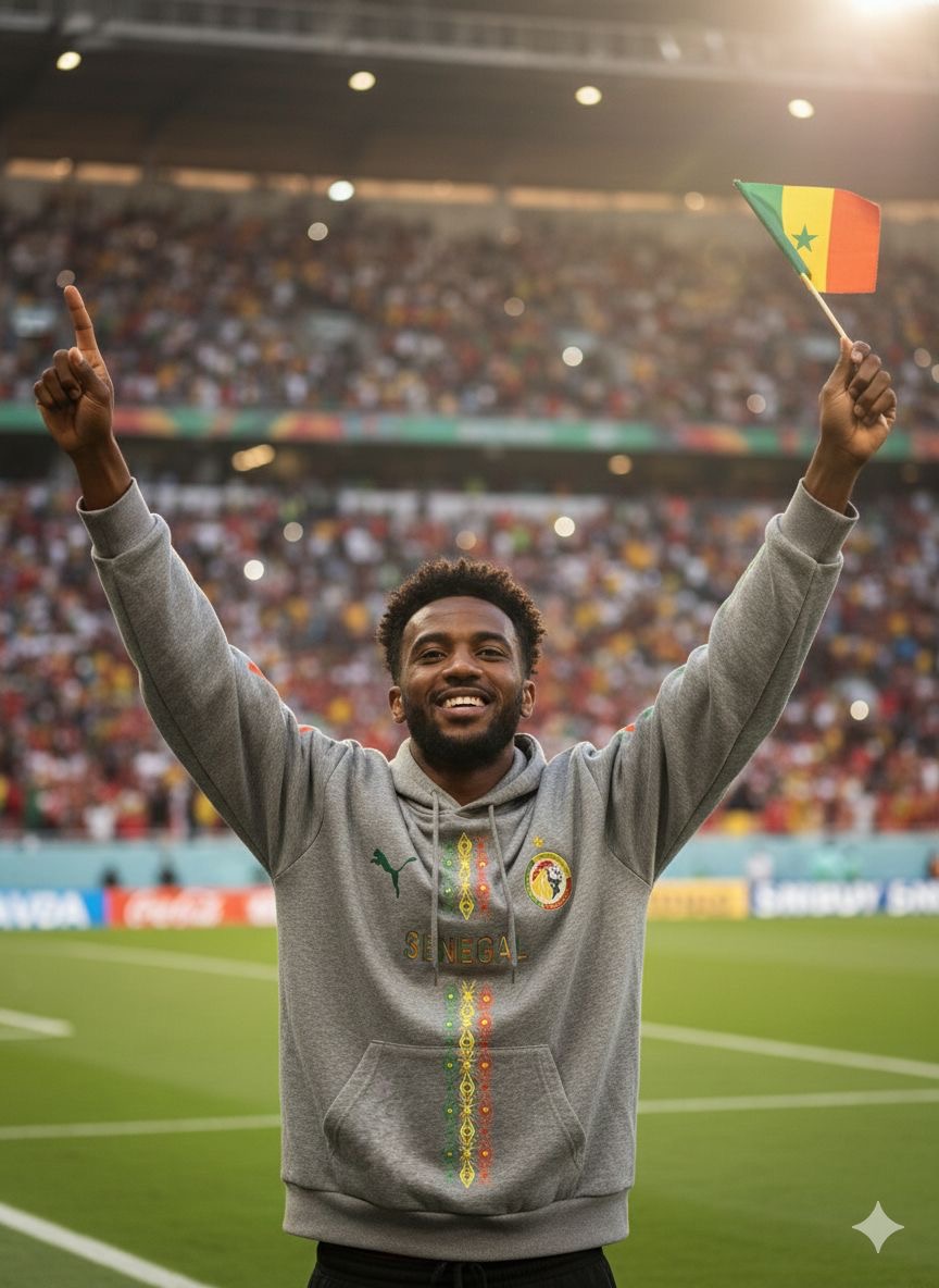 Pull à capuchon tendance au Sénégal