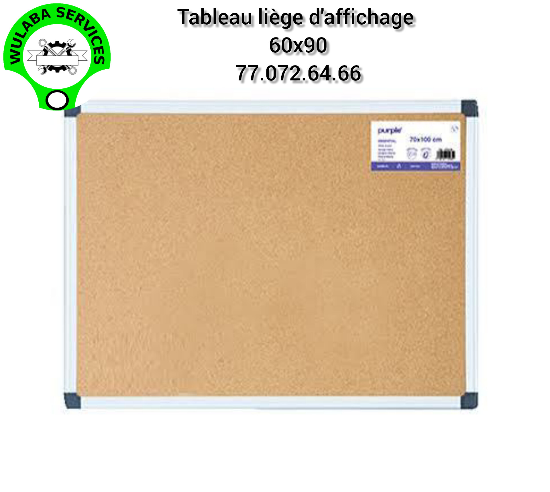TABLEAU EN LIEGE 60cmx90cm