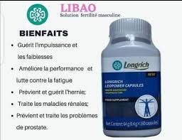 Libao Longrich – Solution Naturelle pour la Fertilité Masculine | Performances & Prostate