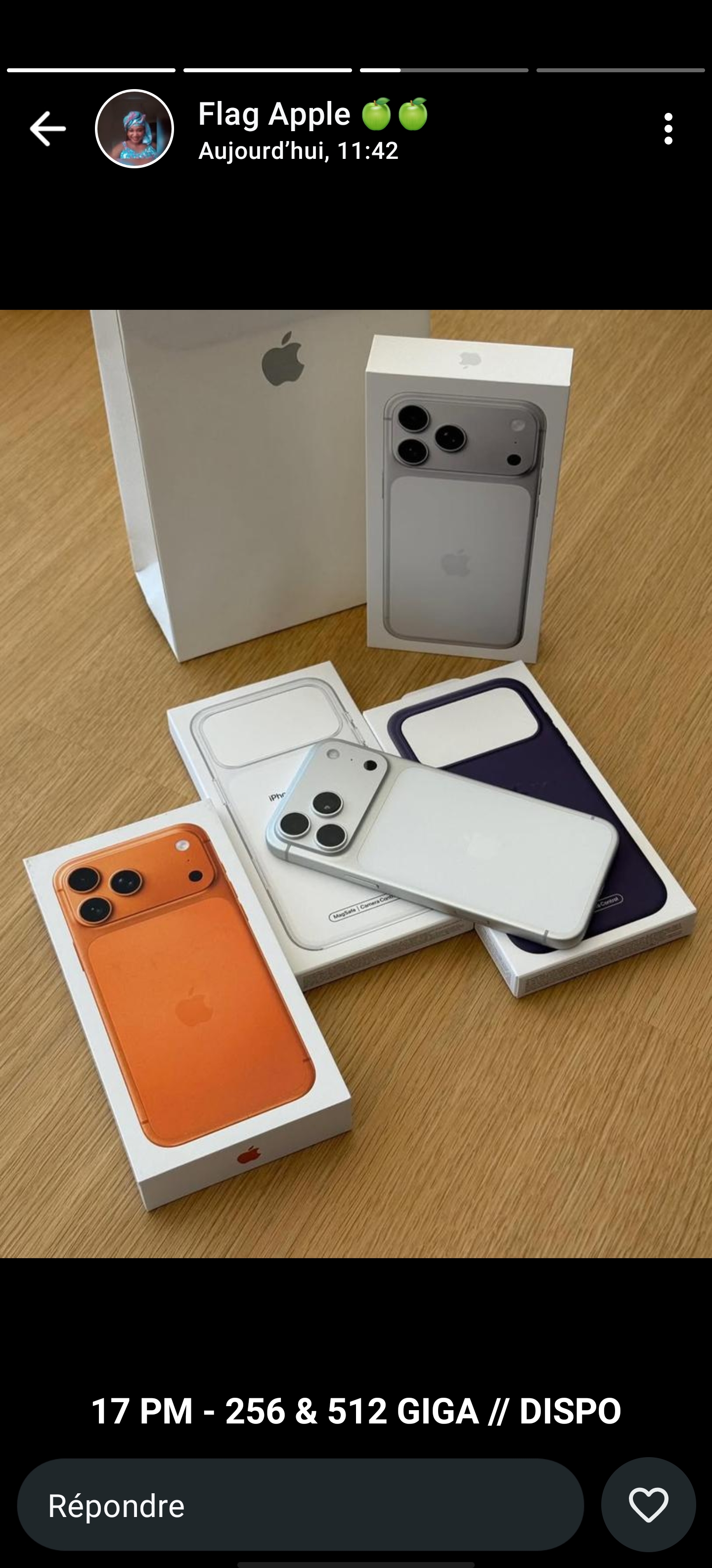 iPhone 17 Pro Max 256 Go / 512 Go