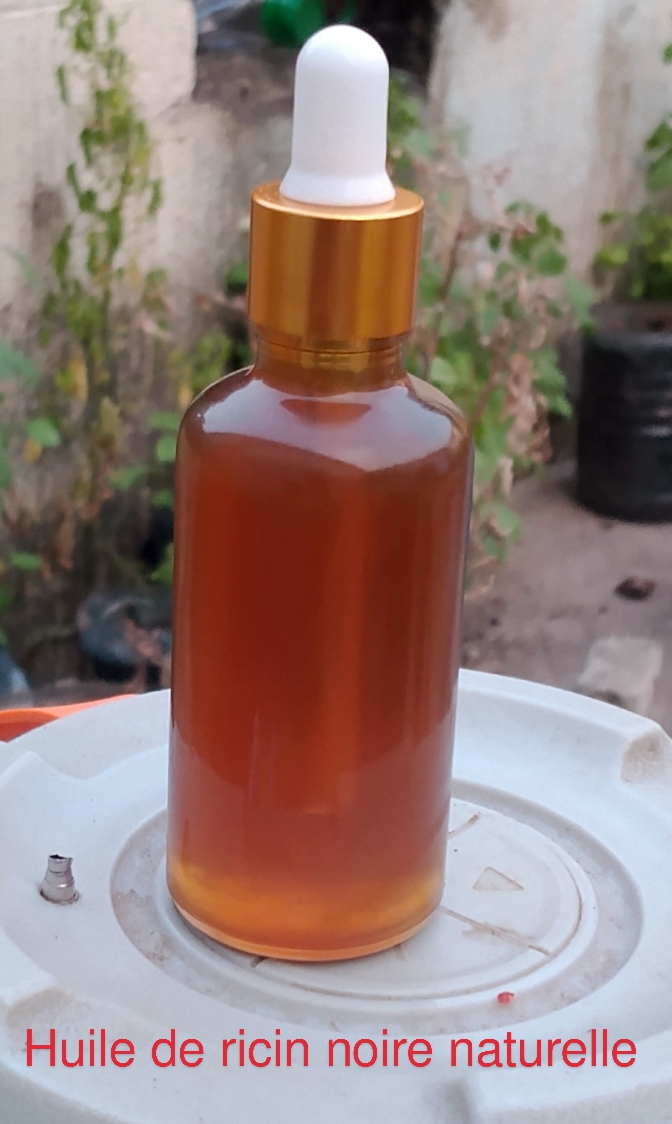 Huile de ricin noire naturelle