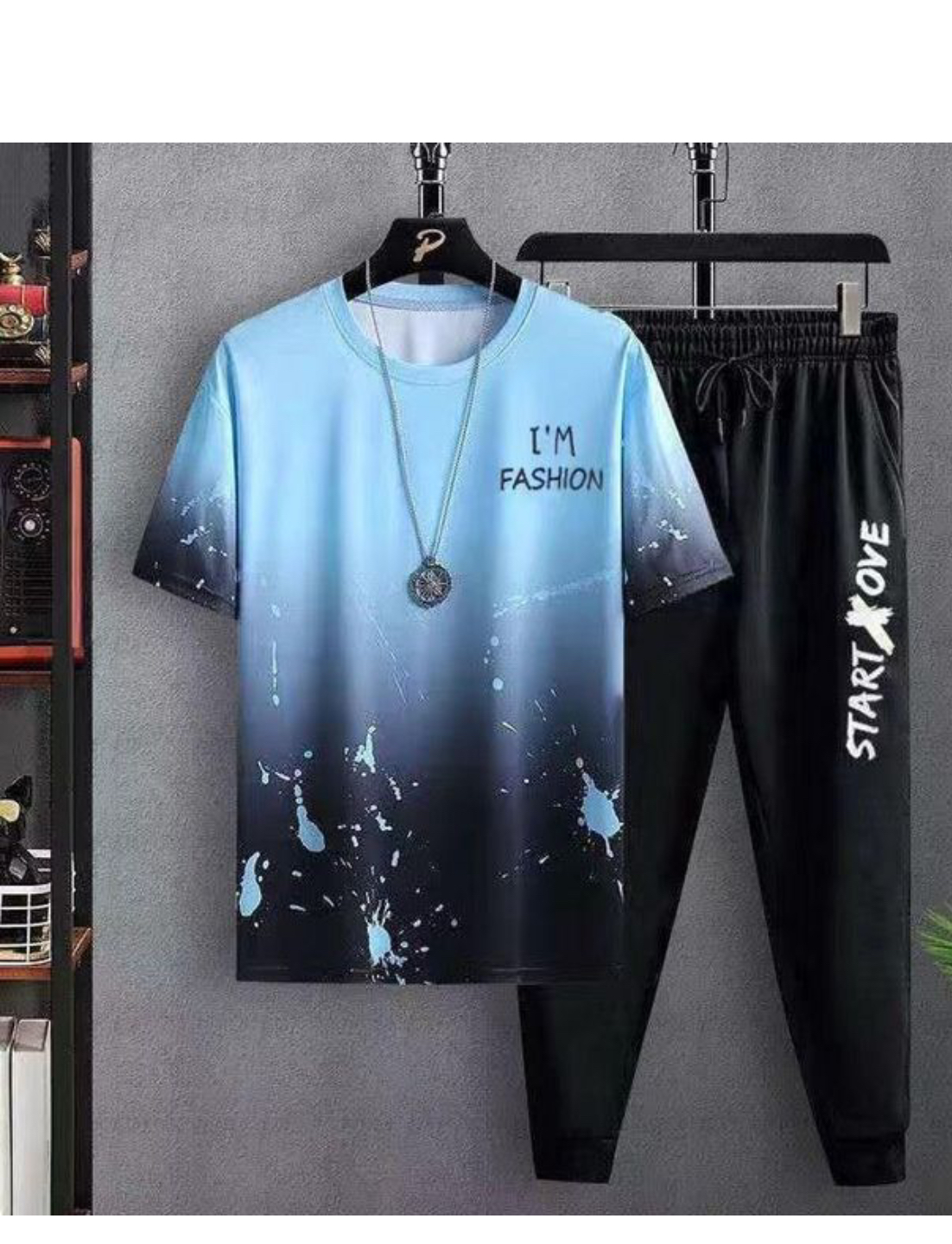 Ensemble Homme T-Shirt + Short  Style Tendance, Confort & Mode Été