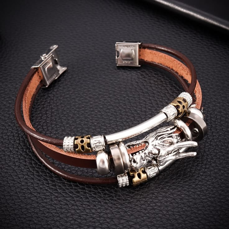 Bracelets en Cuir