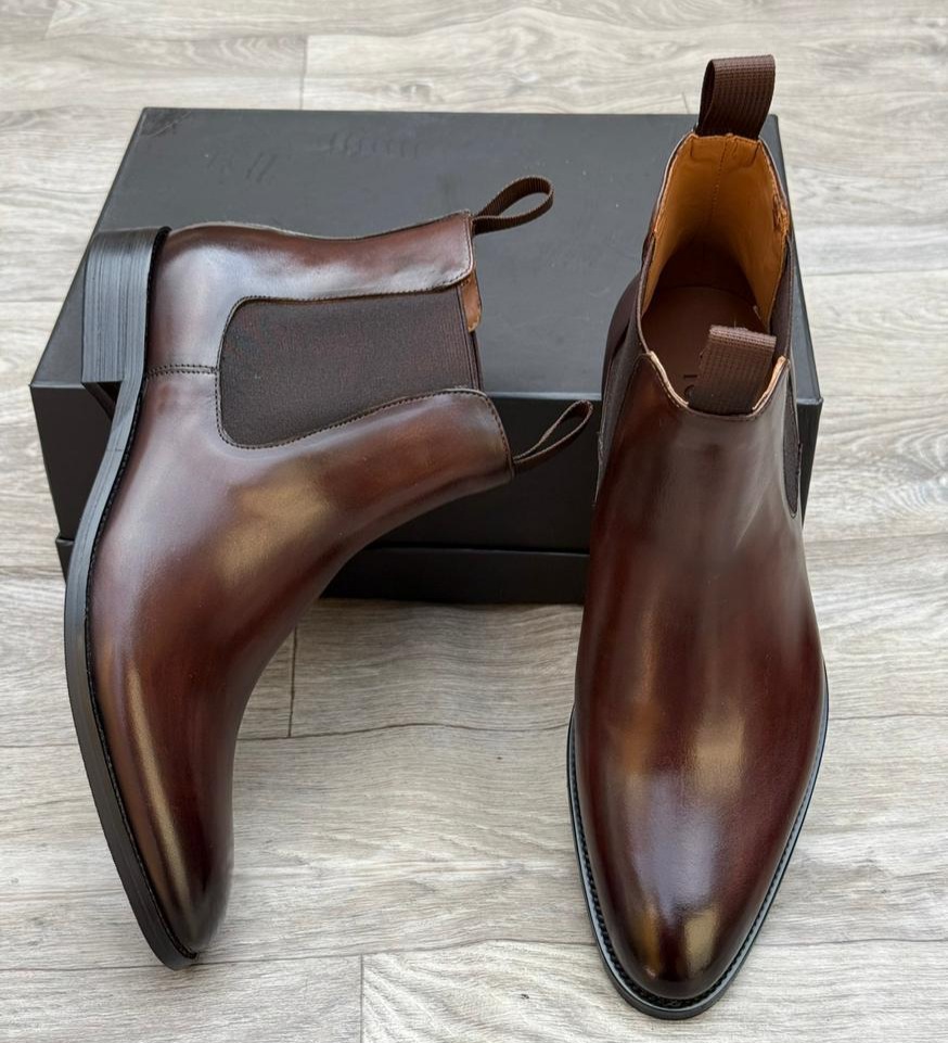 Bottines Chelsea Homme en Cuir  Élégance Classique & Confort