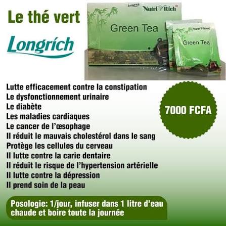 Thé Vert Longrich – Détox Naturelle & Perte de Poids | Brûle Graisse & Antioxydant