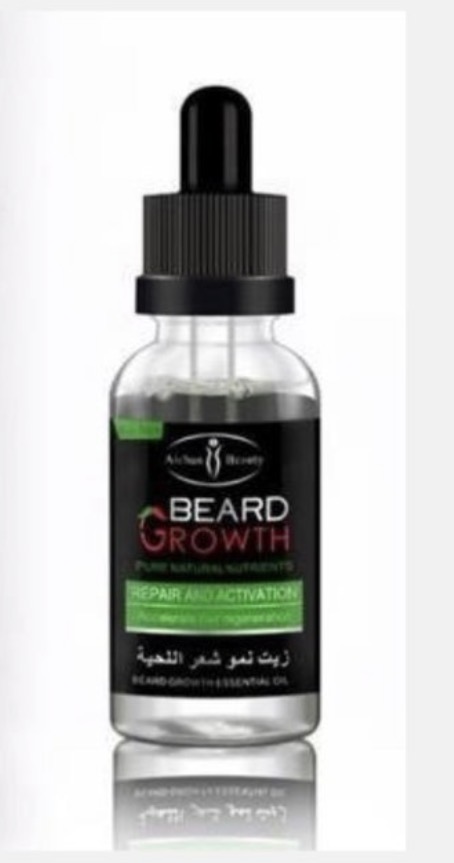 Huile pousse barbe