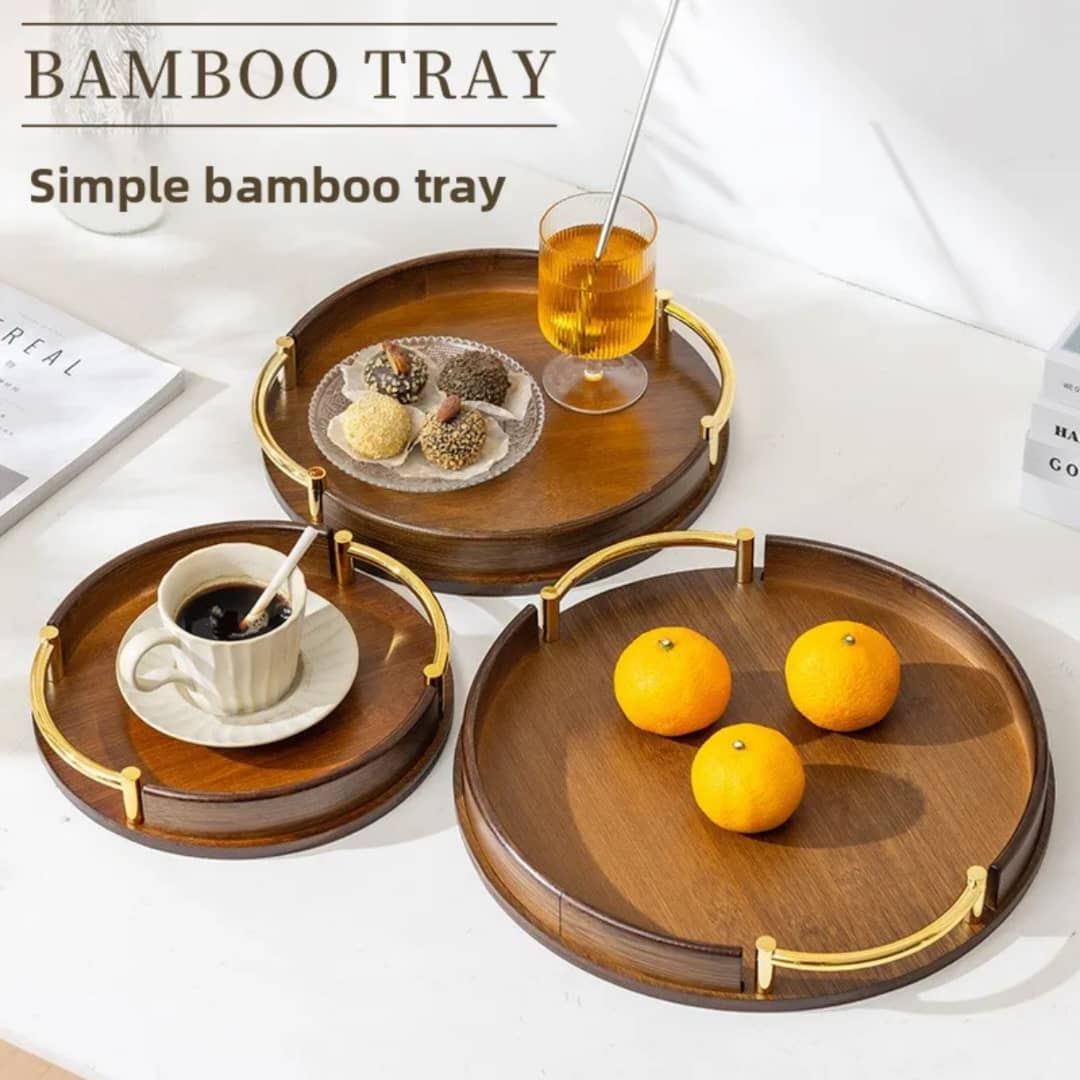 Ensemble 3 plateaux en bois à vendre