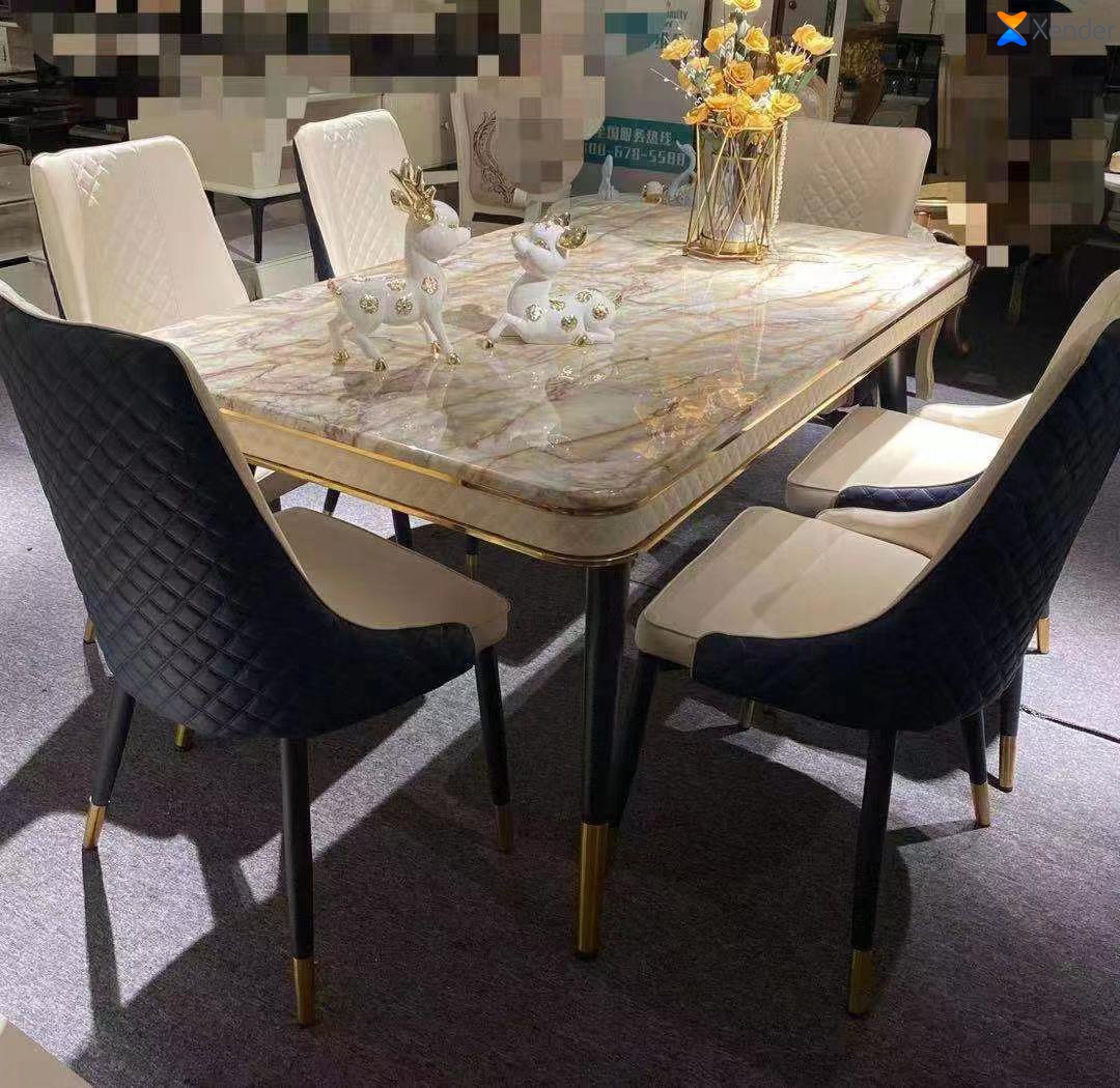 Table à Manger avec 6 Chaises