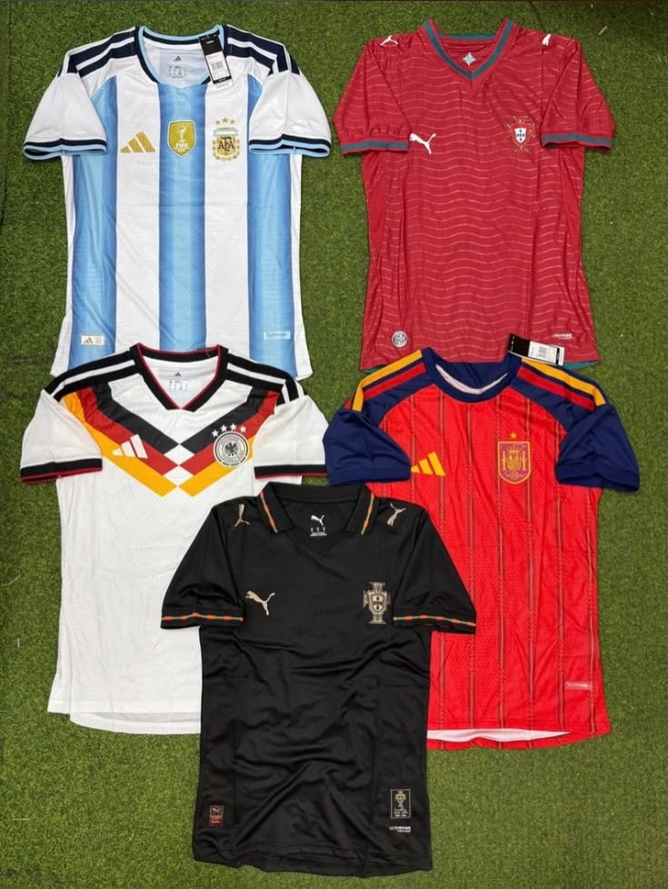 Toutes Maillots Équipe Nationaux Disponible